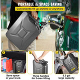 VEVOR Jerry Fuel Can, 5.3 Gallon / 20 L Portable Jerry Gas Can with Flexible Spout System, Rustproof V952-JBYTHBDDWC3LU6XF3V0