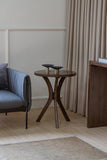 Gatsby Round Side Table - Small V199-LT048GTYWN