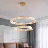 BAMDECOR C3342/2 Modern Crystal Chandeliers Lighting Contemporary Wave Chandelier Lighting V255-BAM-C3342/2-6080