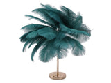 Decorative Table Lamp 30PCS Feathers USB Rechargeable Light Touch Control Desk Light Built in V1294-YM0901-3119230088513