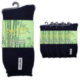 6 Pairs PREMIUM BAMBOO SOCKS Mens Heavy Duty Thick Work Socks Cushion BULK - Navy Blue - 11-14 V563-6BSOX-NVYBLU-SIZE11-14