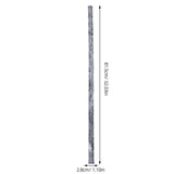 Traditional Chinese Vertical Flute in Black Resin, 8-Hole Key of G, Ideal for Beginner Musicians V1369-AZ3-W-14320