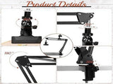Embroidery Hoop Holder, Adjustable Hoop Holder with Instruction Holder, Stitchand V1370-AZ4-07956