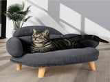 Pawz Elevated Pet Dog Cat Sofa Bed Couch XL Size Grey PT1252-XL-GY_NZ