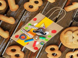100 Pack 3.5x2.4x6.7 Inches Mini Gift Party Favor Bags Small Brown Gift Bags with Handles Bulk V1258-DP02-WO-176