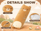 Long-Shaped Pillow Plush Pillow Hugging Pillow Soft Pillow Sleeping Pillow Gift - Blue - Size 39in V1107-113-XXX-NNN-BLU3