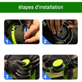 6 Pack Replacement Spools Compatible with Parkside PRTA 20-Li C3 IAN351753 Cordless Trimmer V1237-ZY-528-014
