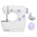Household Mini Multifunction 2 Speed 2 Thread Electric Sewing Machine Equipment 100240VWhite and V1294-YM0901-3117200109214