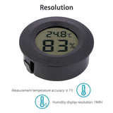 10-Pack Hygrometer Thermometer Digital LCD Monitor Humidity Meter Gauge for Humidifiers V1192-AZ-W-23079