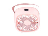 Adjustable Electric Fan Portable Spray Humidification Electric Fan for Home Outdoor DormitoryPink V1294-YM0721-3113210056412