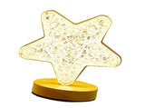 Decorative Table Lamp Bedside Night Light Romantic Table Lamps Innovative Ornaments for Bedroom Star V1294-YM0901-3119240070112