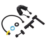 Bathroom Handheld Bidet Sprayer Kit Bidet Toilet Sprayer with Hose for Women Feminine Wash Black V1294-YM0703-3112230002211