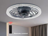 Ceiling Fan Light Bedroom Home E27LED Fan Light With Remote Control Speed and Brightness Adjustable V1294-YM0901-L6858W-2