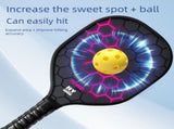 Black and Pink Professional Carbon Fiber Pickleball Paddle Set V888-ELOSUNG53154