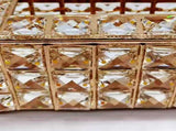 Tissue Box Crystal Iron Shining Paper Holder Home Accessories for Coffee Bar Hotel Living Room V1294-YM0717-3117220200611