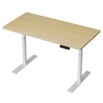 Artiss Standing Desk Motorised Electric Dual Motor 120CM White Oak HASD-B-M10-WHDF-NTDB-120