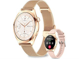 Smart Watch for Women Waterproof Smartwatch 100 Sports Fitness Tracker-Gold V1263-JX-7656-2