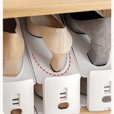 Adjustable Shoe Rack Organizer, 10-Pack Stackable Shoe Shelf for Closet Storage Space-Saving V1107-CS-SCXTJ