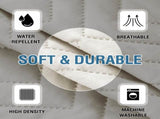 Armrest Covers for Sofa Water Resistant Couch Arm Remote Control Holder Organizer Magazine, Tablet, V1259-DP01-A-4453