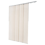 VEVOR Panel Track Blinds Extendable Track 116 to 218 cm W Trimmable Light Brown V952-MBGDBYCW4588MEN8PV0