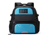 Blue And Black Large Capacity Sports Backpack, Waterproof Basketball & Soccer Bag, Separate Shoe V888-ELOSUNG13418