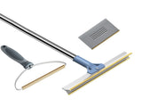 Pet Hair Removal Tool Set - Multi-Purpose Sweeper with Scraper and Handheld Fur Remover Grey V888-ELOSUNG10440