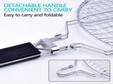 Chmadoxn Extra Large Cooking Surface Grill Clip for Barbecue, Large Foldable Portable Long Handle V1189-WXFWAL-20260326-02771