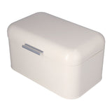 Milky White Bread Box Safe Odorless Large Capacity Anti Fingerprint Retro Tin Bread Box V1294-YM0710-3117210165811