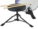Karrera Mini 4-Piece Children Drum Kit Set Wooden with 2 Toms Bass Pedal Snare Stool Metallic B 4PC-DRUM-BU