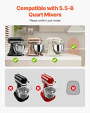VEVOR Mixer Slider Oval 15.7 x 11.1-inch for Tilt Head 5.5-8 Qt Stand Mixer,399 x 282 x 23 mm V952-CFSBHKDHTYXMYBCSM001V0