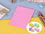 1 Pack Lined Sticky Notes 4X6 in Post, 8 Pastel Colors Large Ruled Post Sticky Colorful Super V1189-LWWAL-20260401-05908
