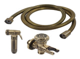 Antique Bidet Sprayer Female and Male Thread G1/2 Single Handle Antique Copper Finish Toilet Sprayer V1294-YM0523-3112220035011