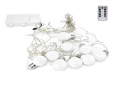 Porch Lights Outdoor 60LED G50 Bulb Light String Remote Control 8 Lighting Modes IP45 Waterproof LED V1294-YM0901-3119210110411