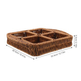 Indoor Use Light Brown PP Woven Basket for Storing and Organizing 1 Set V1192-AZ-W-27673