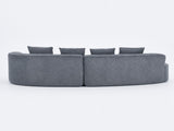 Arco 3 Seater Compressed Sofa V1158-ZE9919-TL1907-21-DGY