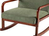 Artiss Rocking Armchair Lounge Chair Corduroy Green UPHO-E-ARM-01-COR-GN