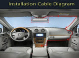 120 Degrees Camera Mirror Car Rear View Reverse Night Vision Parking System Kit V63-842631