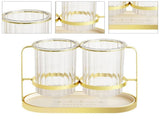 Chopsticks Drying Holder Iron PET Transparent Chopsticks Drying Caddy for Spoons Kitchen Platinum V1294-YM0512-3118220266211
