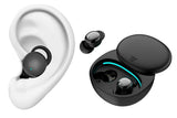 Invisible Sleep Wireless Earphone Bluetooth 5.3 Headphones Hidden Earbuds-Black V1263-JX-7565