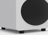 Kanto SUB6 200W 6" Sealed Powered Subwoofer, Matte White V398-KO-SUB6VMW-I