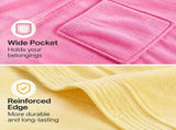 Orange Soft Absorbent 100% Cotton Terry Bathrobe - 120cm Long Adult Towel Robe with 140cm Chest, V888-ELOSUNG55414