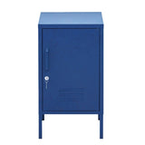 Artiss Bedside Table Metal Cabinet - Blue AI-LOCKER-SH-BL