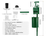 Dog Waste Station with 600 Dog Poop Bags Commercial Park Pet Poop Station V952-GFBZTZDXGSYBM1LVVV0