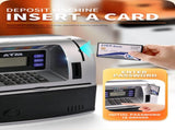Kids Electronic ATM Savings Bank - Digital Piggy Bank with Password, Auto Roll-in Banknotes & Coin V888-ELOSUNG35820