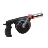 Hand Crank BBQ Blower Lightweight Portable ABS Barbecue Fan for Camping Picnic Fireplace V1294-YM0626-3111220314211