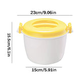 Microwave Rice Cooker, Microwavable Food Container, Convenient Cooker for Microwave, Plastic Micro V1189-LWWAL-20260401-05841