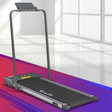 Everfit Treadmill Electric Walking Pad Under Desk Home Gym Fitness 380mm Grey TMILL-380-PAD-GR