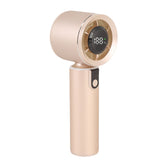 Handheld Travel Fan Colorful Ambiance Lights High Speed Low Noise Portable Handheld Fan for Outdoor V1294-YM0901-3113250069811