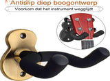 2 Pack Metal Wall Mount Guitar Stand Brackets Compatible with Guitars V1237-MS-912-093