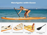 Inflatable Stand Up Paddle Board, 3.53m x 89cm x 15cm Wide Ultra-Light SUP Paddleboard, All V952-CQJBPTK116FTSGCXH001V0